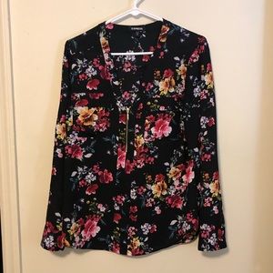 Express floral blouse